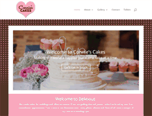 Tablet Screenshot of iloveconniescakes.com